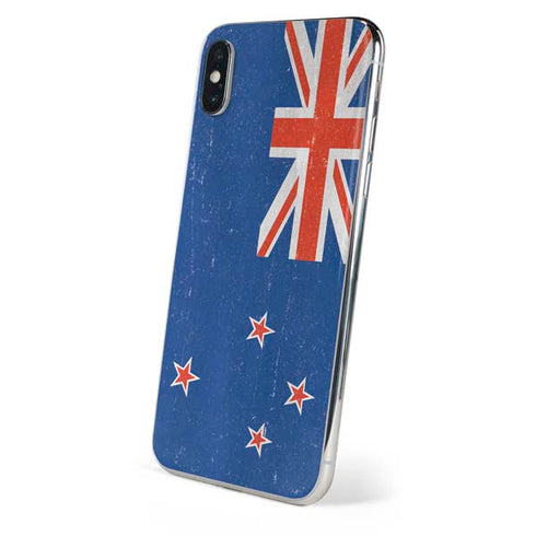 New Zealand Flag Distressed iPhone XS Max Skin